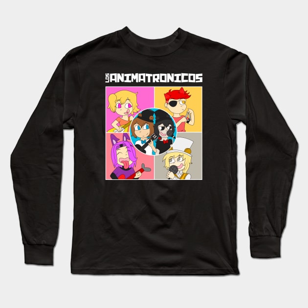 FNAFHS: LOS ANIMATRONICOS LET IT BE Long Sleeve T-Shirt by FunGangStore